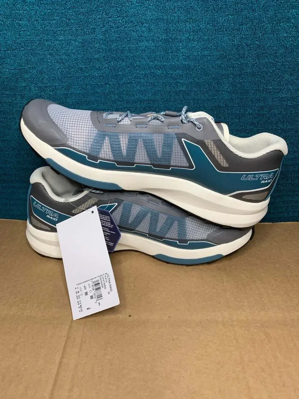 Salomon Ultra Raid Fitness Running Shoes, Men Sz 11.5, Women Sz 12.5